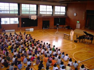 小学校2階から